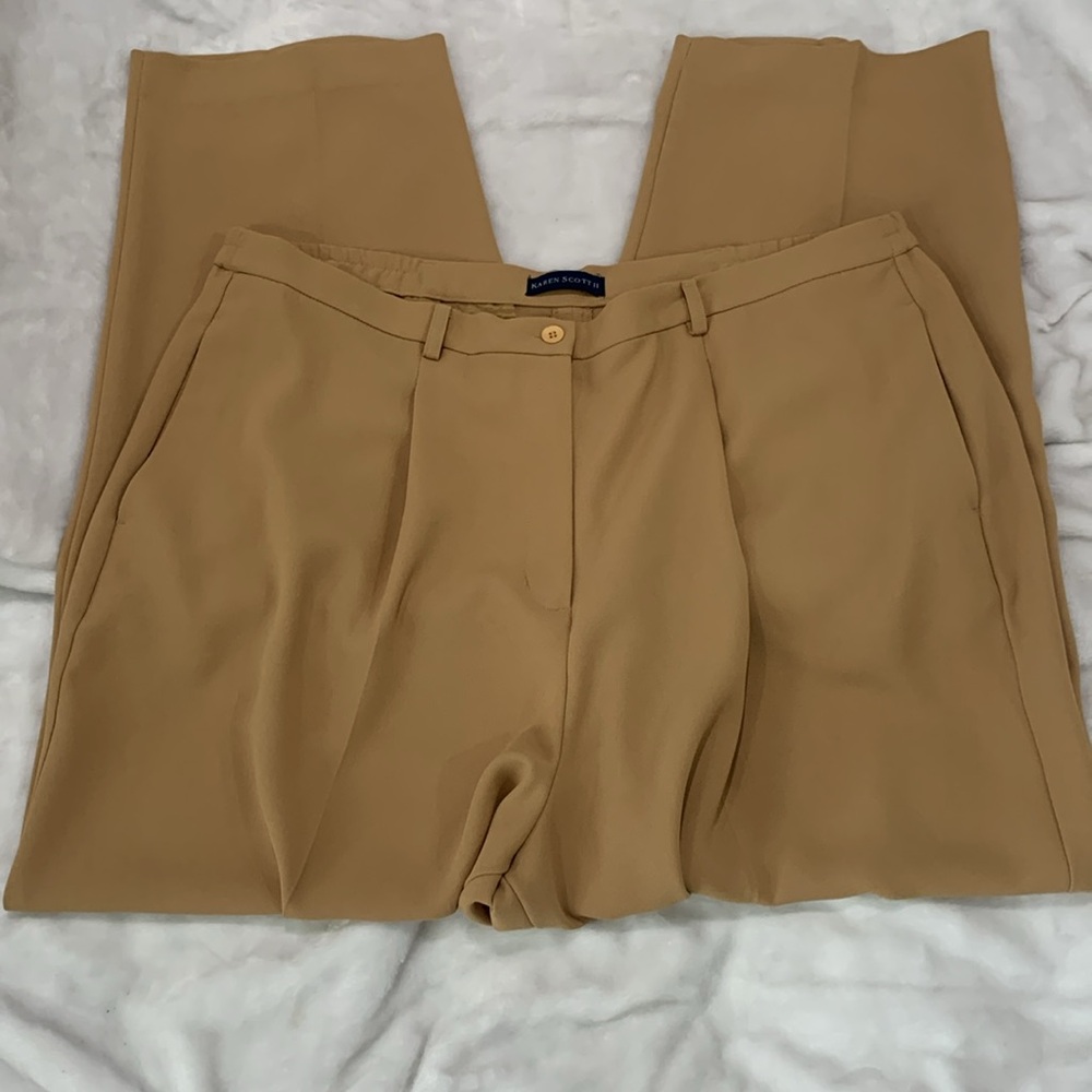 Karen Scott II women dress pants with 2 front and 1 back pocket size 22W